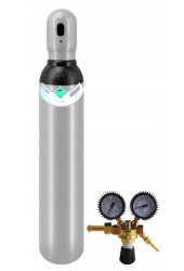 Bouteille pleine de gaz Azote 8l 150bar avec régulateur Turbo