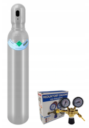 Bouteille pleine de gaz CO2 8L 5kg 150bar + régulateur de gaz