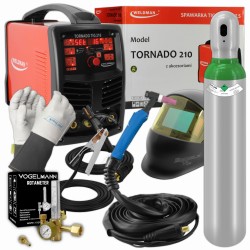 Weldman TORNADO TIG 210 AC/DC PULS HF - kit de soudure n°3