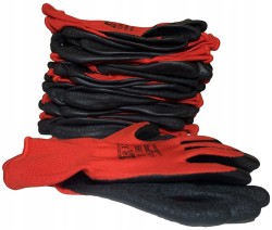12 paires de gants de travail en latex taille "9"