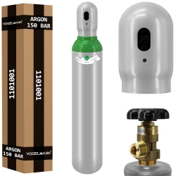 Bouteille pleine de gaz ARGON 4.8 8l 150bar Vogelmann
