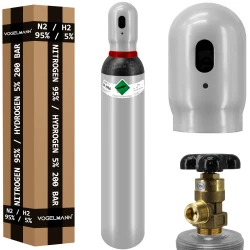 5% d'hydrogène / 95% d'azote - Cylindre de gaz