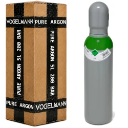 Cylindre 5 L 200 bar avec Argon 4.8 VOGELMANN