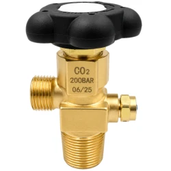 Robinet de bouteille CO₂ W21.8x1/14 DIN 477-1
