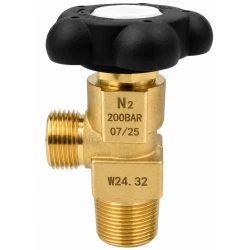 Robinet de bouteille d’azote W24.32x1/14 DIN 477-1