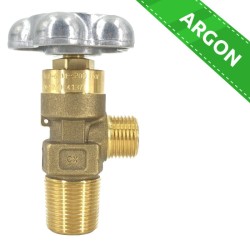 Valve pour Argon MIX Hel 200bar W 21,8x1 / 14