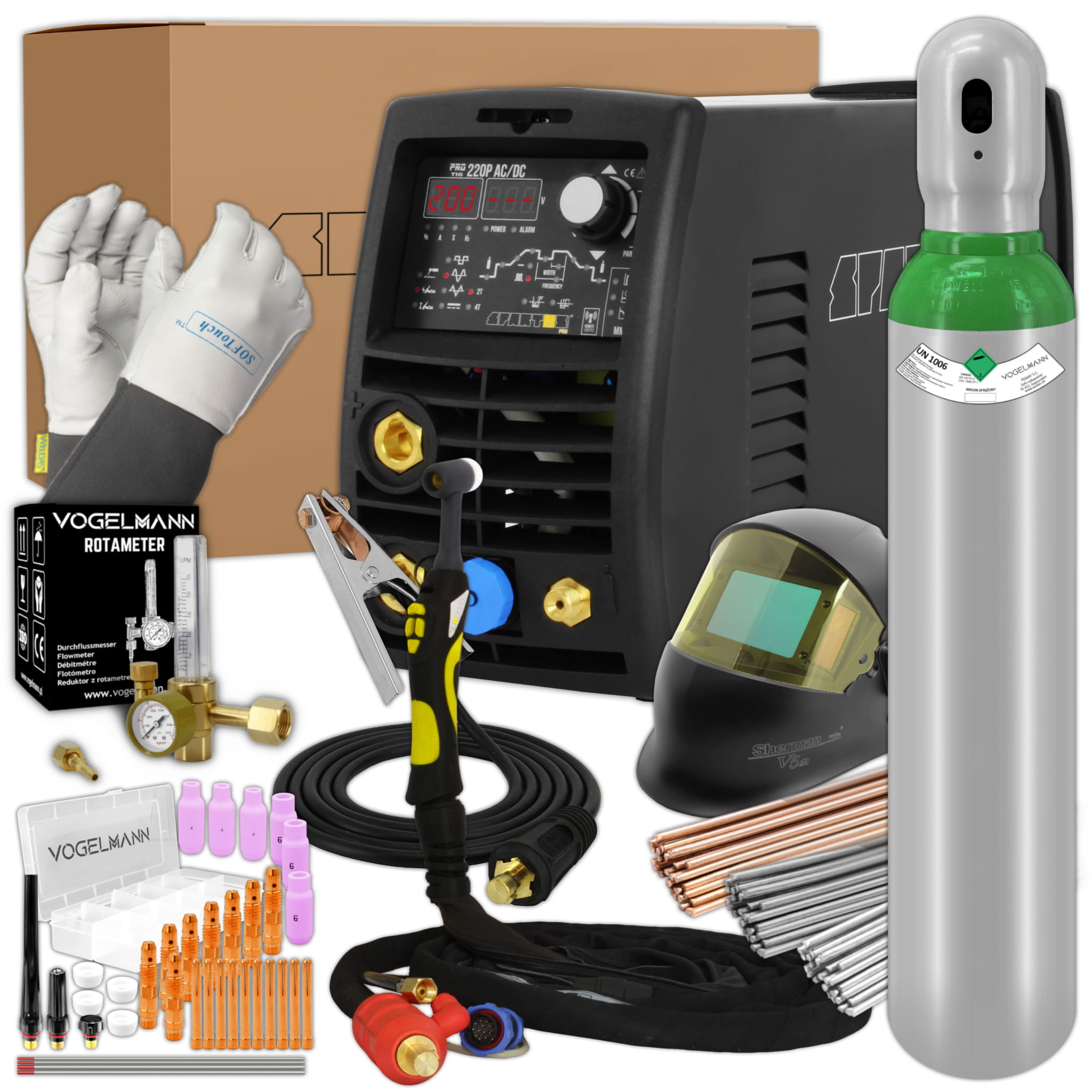 Spartus ProTIG 220P AC DC Kit De Soudage N 4 Kits De Soudage TIG AC spartus-protig-220p-ac-dc-kit-de-soudage-n-4-kits-de-soudage-tig-ac