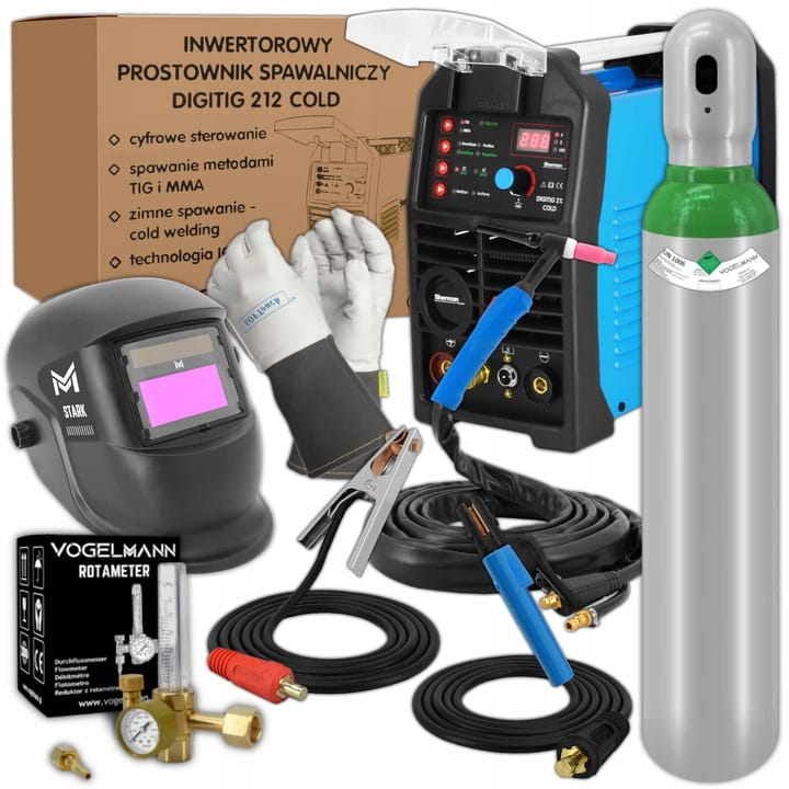 Sherman DIGITIG 200 LCD AC/DC PULS HF | Poste à souder TIG AC/DC